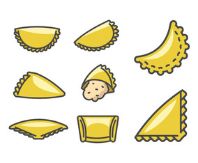 Empanadas Vectors