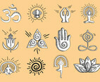 Vector Yoga Icon