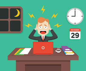 Vector Busy Businessman