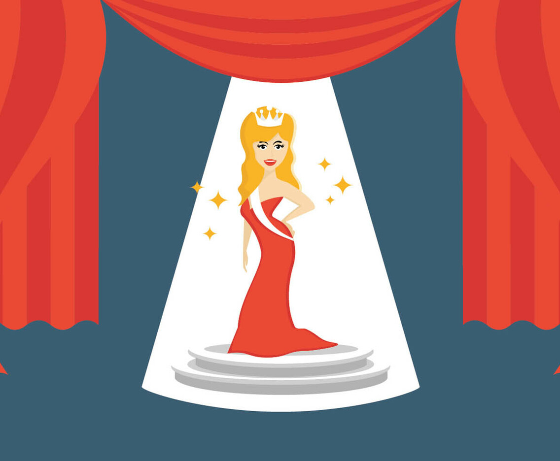 Illustration Of Pageant Queen