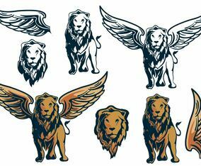 Winged Lion King Element Pack