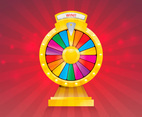Spinning Wheel Fortune Illustration