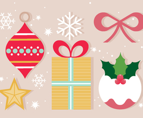 Free Vector Christmas Icons  Elements