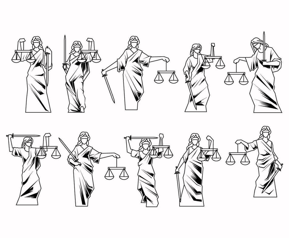 Lady Justice Vector
