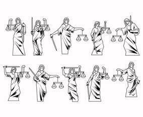 Lady Justice Vector