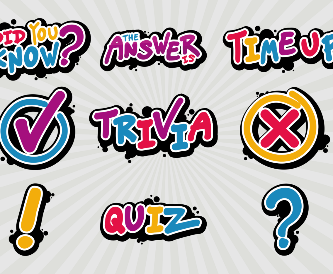 Trivia Vector Sticker