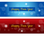 Abstract New Year Banners