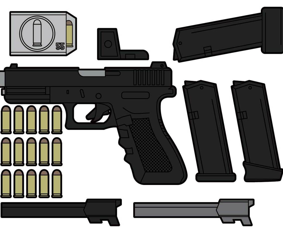 Glock Vector