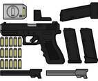 Glock Vector