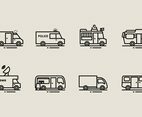 Minibus Icons