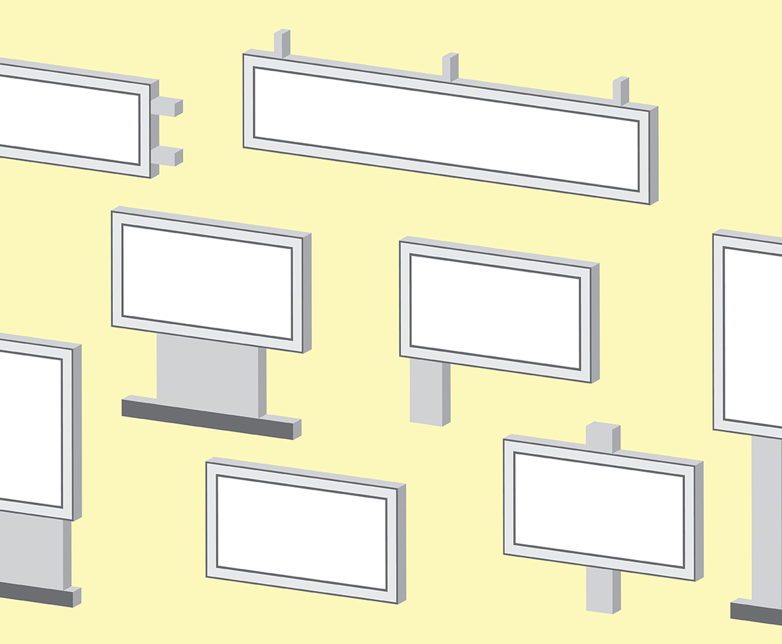 Isometric Hoarding Vector