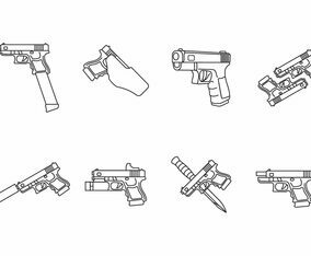 Glock Vectors