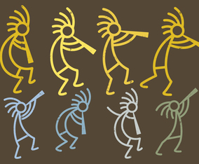 Kokopelli Figures