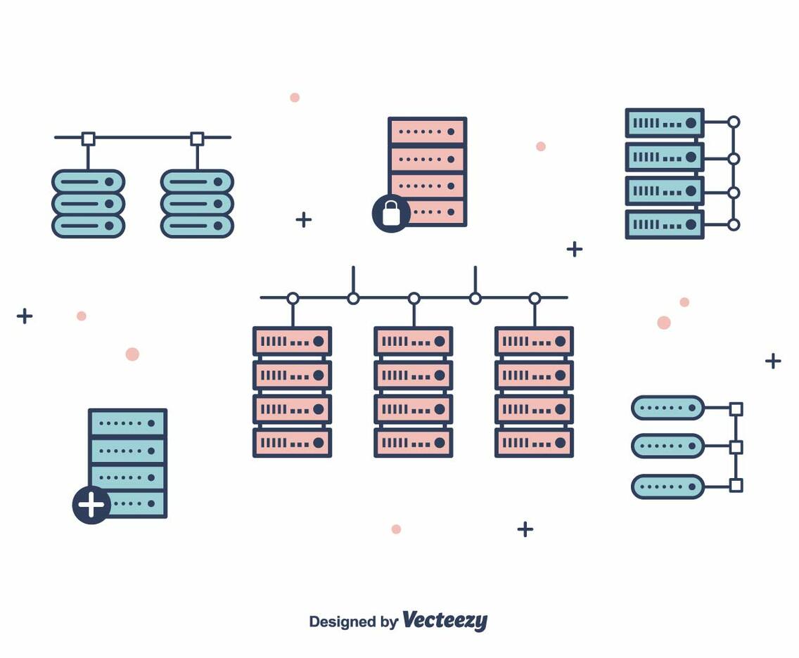 Servers Vector