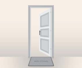 Welcome Mat Illustration