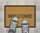 Welcome Mat Illustration