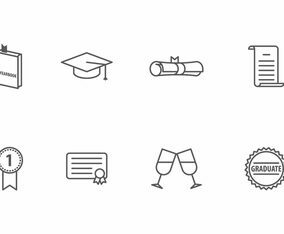 Free graduation - Vector Art