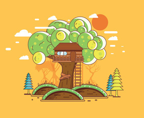 Treehouse Vector