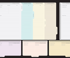 Recipe Templates