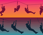 Zipline Silhouette