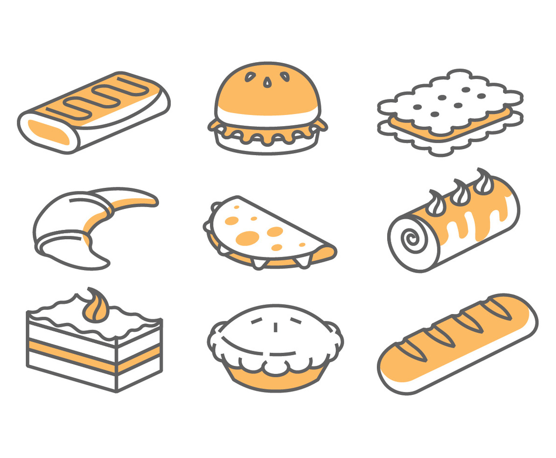 Bakery  Cake Icons