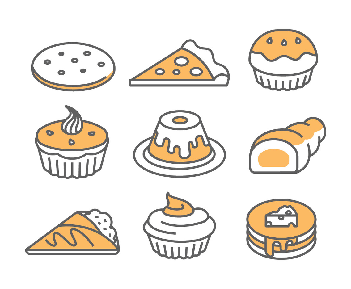 Bakery  Cake Icons