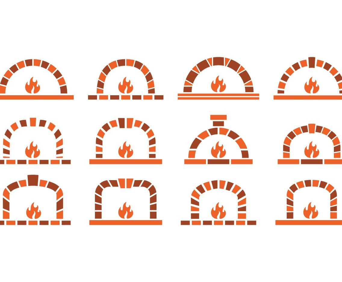 Pizza Oven Vector