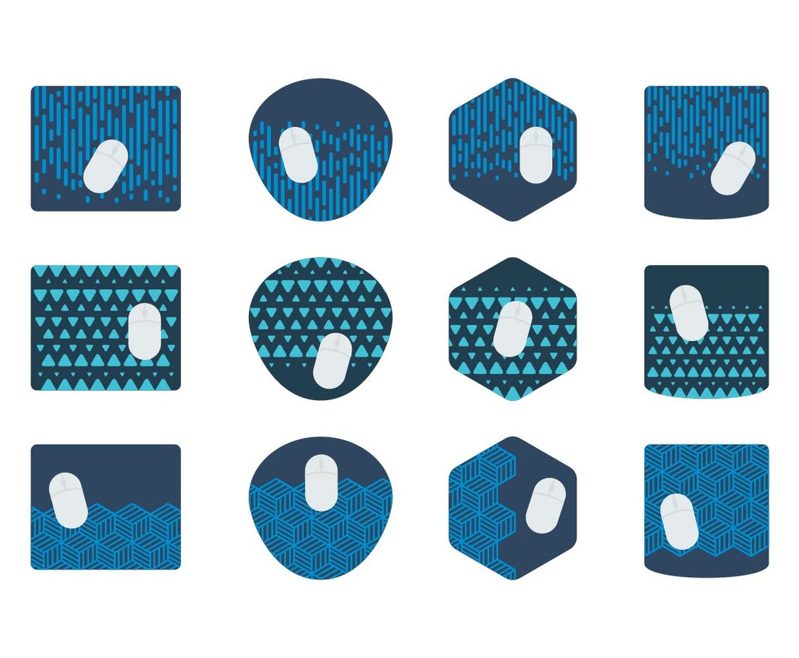 Mouse Pad With Pattern Design