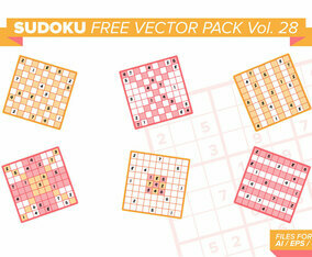 Sudoku Free Vector Pack Vol. 28