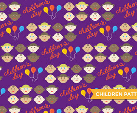 Children's Day Vector Pattern