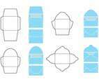 Vector Die Cut Envelope