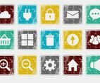 Grunge Miscellaneous Iocn Set