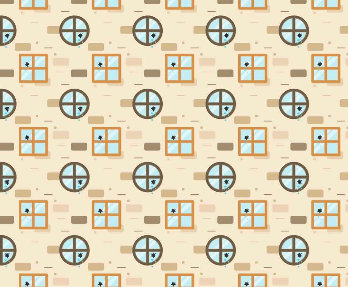 Broken Windows Pattern Vector