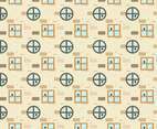 Broken Windows Pattern Vector