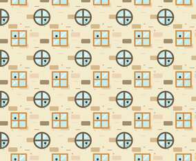 Broken Windows Pattern Vector