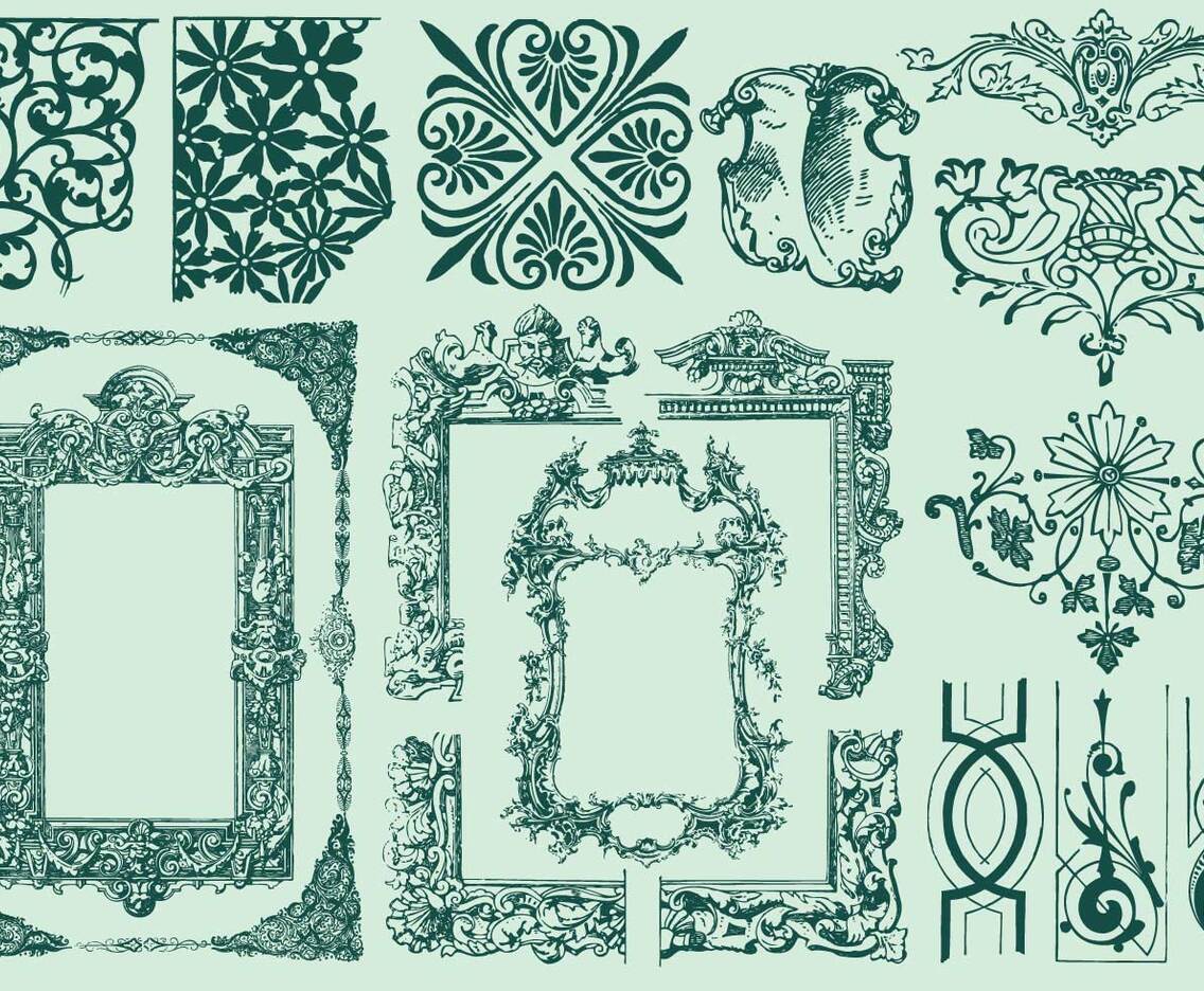 Ornamental Frames And Dividers