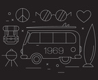 Free Hippie Vector Illustration