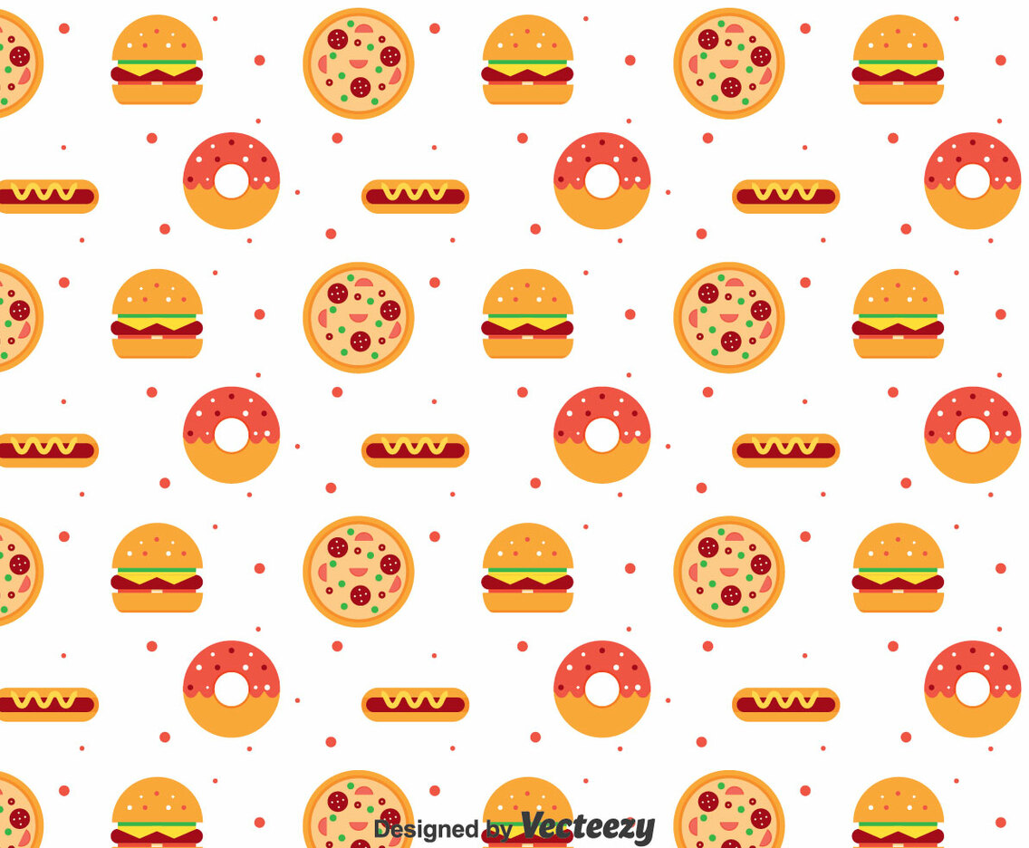 Flat Food Pattern