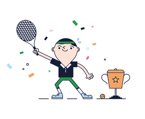 Free Tennis Vector