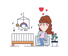 Free Pregnant Mom Vector