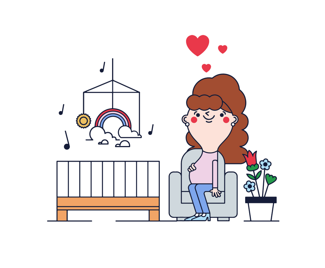 Free Pregnant Mom Vector