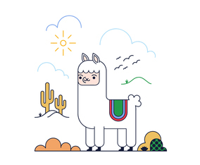Free Alpaca Vector