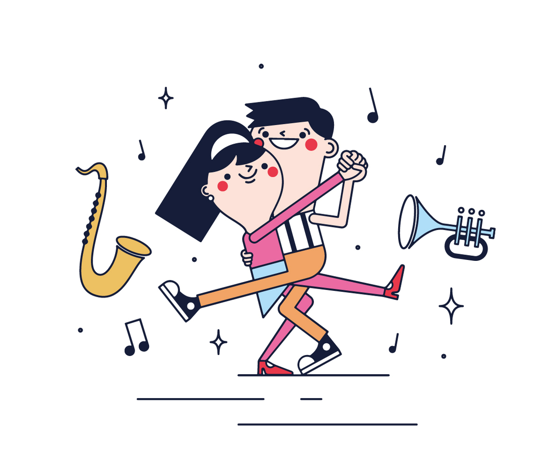 Free Dancing Vector