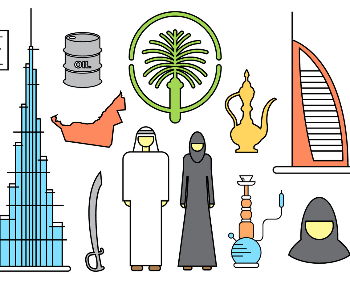 United Arab Emirates Free Vectors