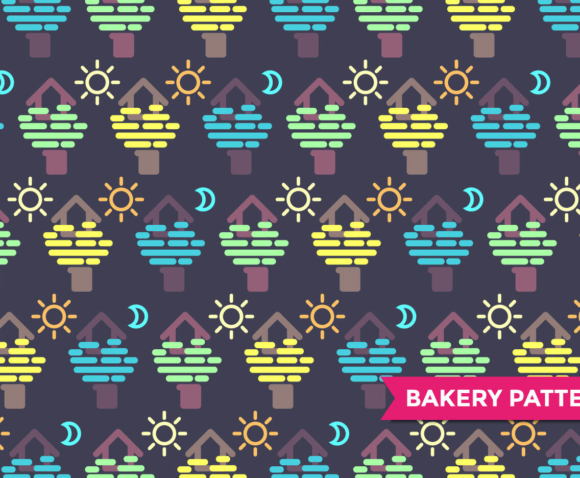 Treehouse Pattern Vector