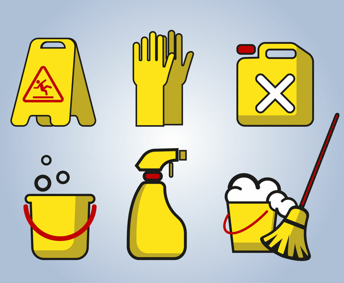 Cleaning Service Tools Vector