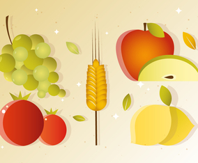 Free Vector Fall Fruit Harvest
