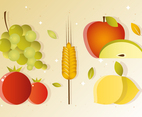 Free Vector Fall Fruit Harvest