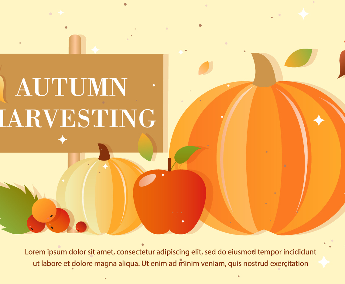 Free Autumn Vector Harvest