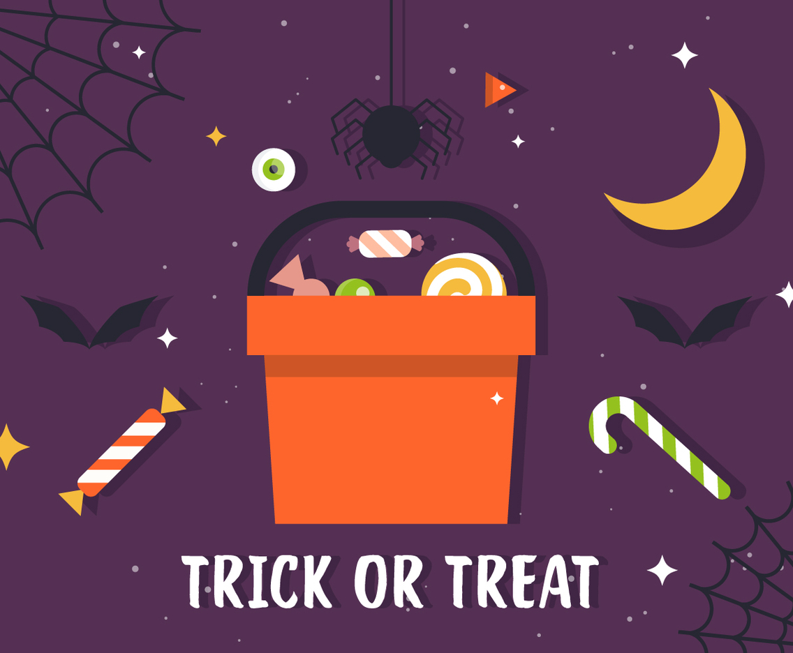 Free Trick or Treat Candy Illustration